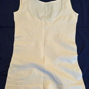 Cream Sleeveless Tank style shaperwear